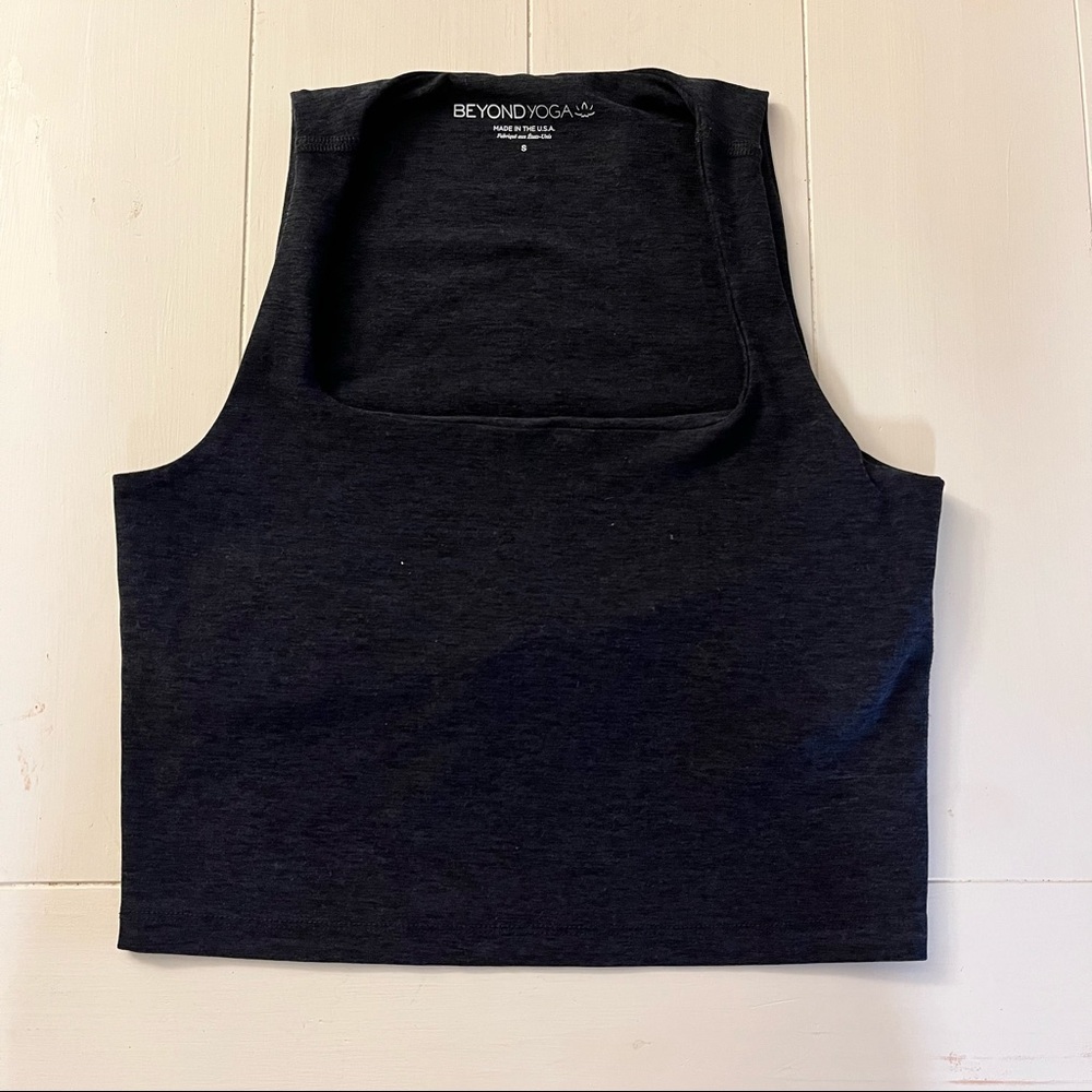 Beyond Yoga Spacedye Square Neck Cropped Tank